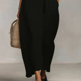Mirelle™ | Vestido Maxi con Bloques de Colores y Tirantes de Espagueti