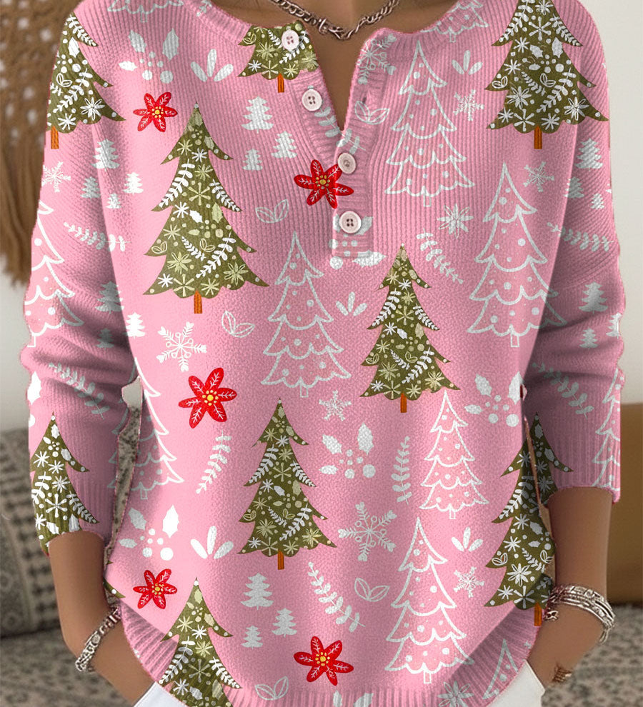 Sofie | Suéter navideño con botones