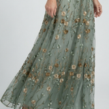 Valeria™ | Vestido maxi halter floral