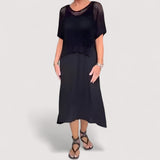 エリナ | ニットトップ付きサマードレス