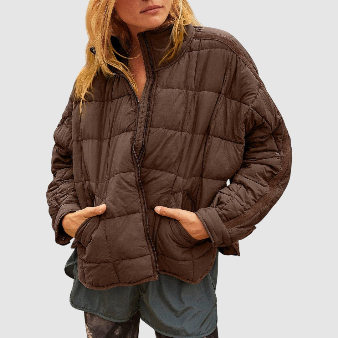 Gabriela - Chaqueta acolchada ligera y compacta con cremallera