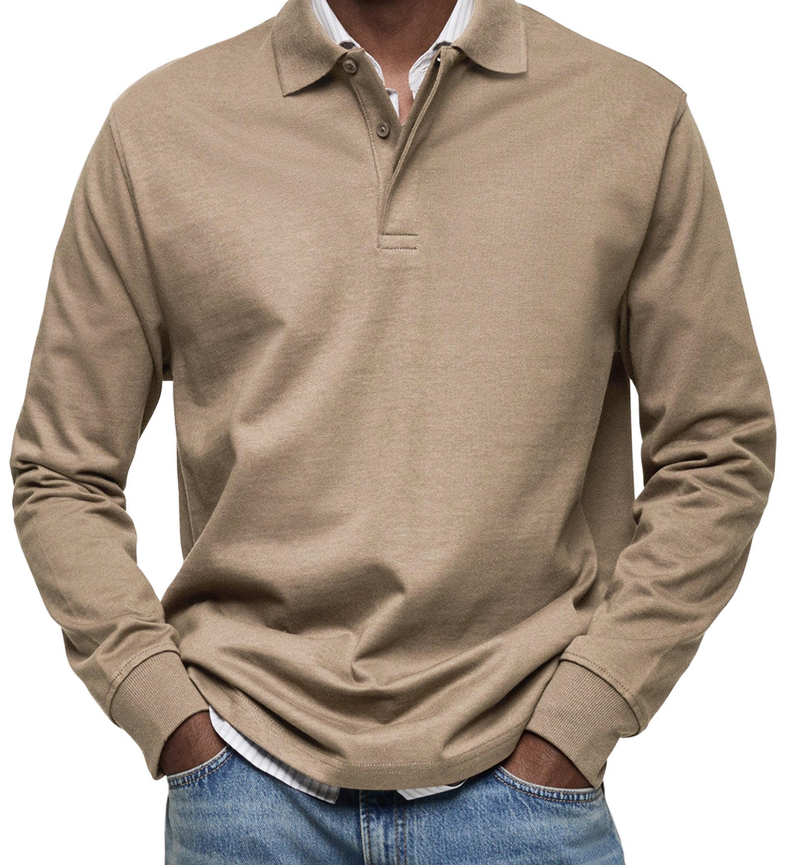 HUGO® | Polo de lujo de manga larga