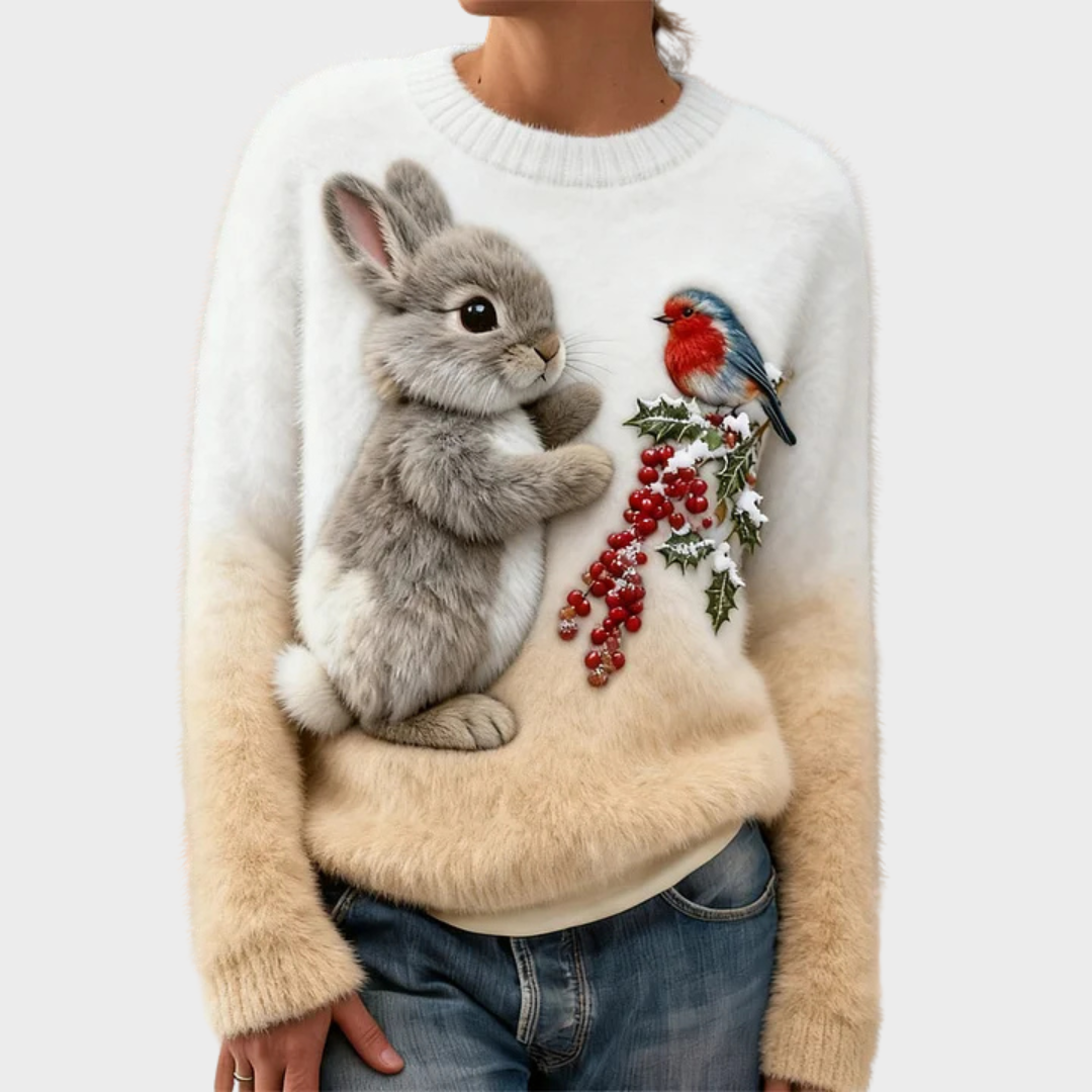 ルーシー | クリスマスウサギのプラッシュジャンパー