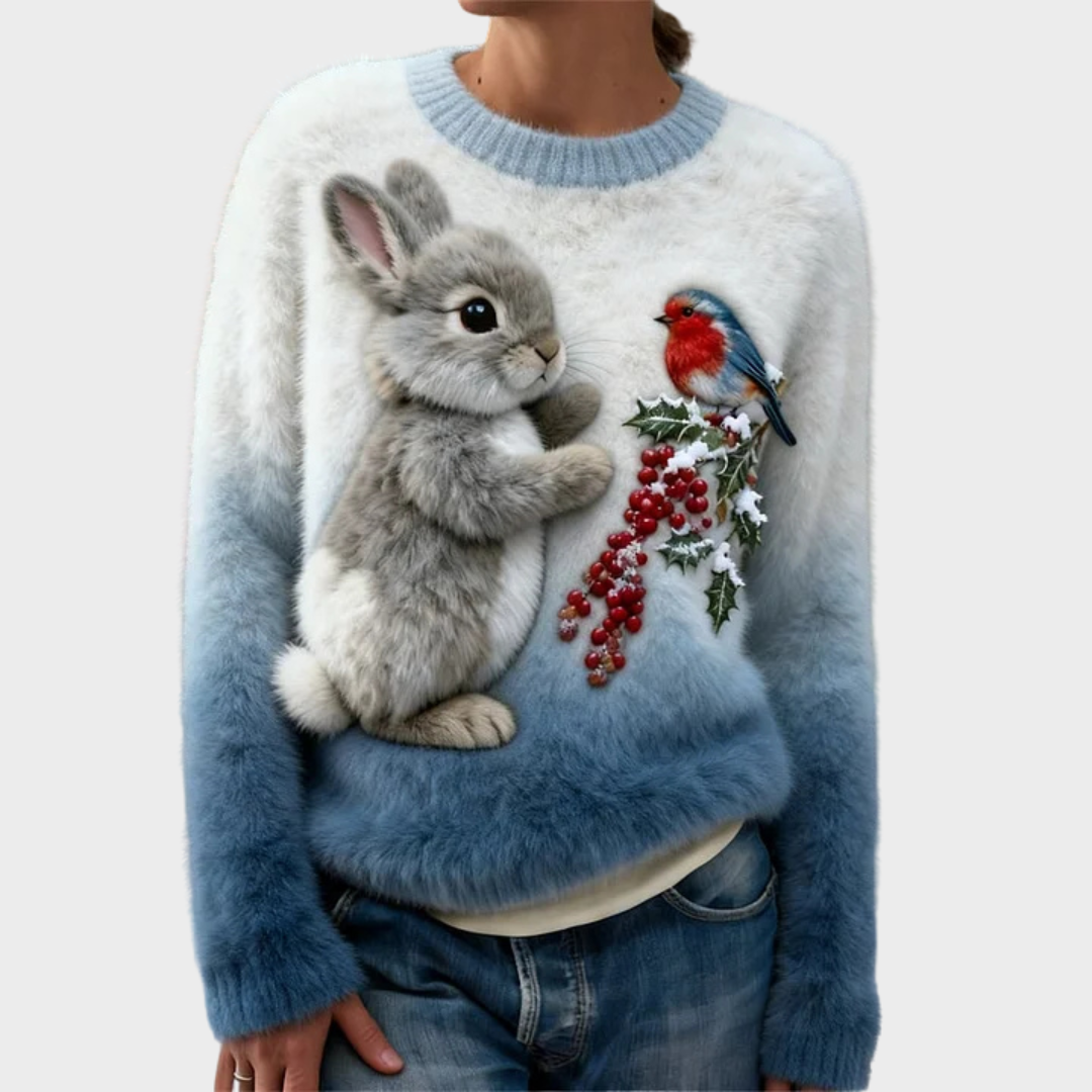 ルーシー | クリスマスウサギのプラッシュジャンパー