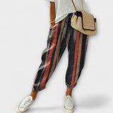 Burga - Pantalones cómodos de algodón y lana