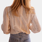 Emery | Blusa de Encaje de Crochet