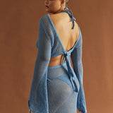 Alicia™ | Vestido de Playa de Ganchillo