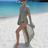 Alicia™ | Vestido de Playa de Ganchillo
