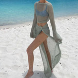 Silvia™ | Vestido de Playa de Ganchillo
