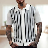StratoKnit Button-Up Polo Shirt