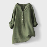 Freja - Camisa cómoda con botones