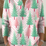 Nora | Suéter navideño con diseño de árboles de Navidad
