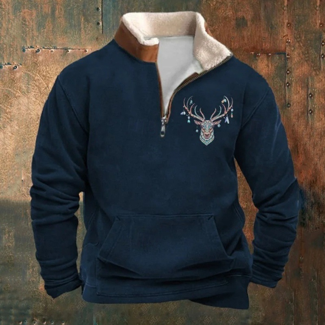 Pierre™ | Sudadera con capucha con cremallera elegante