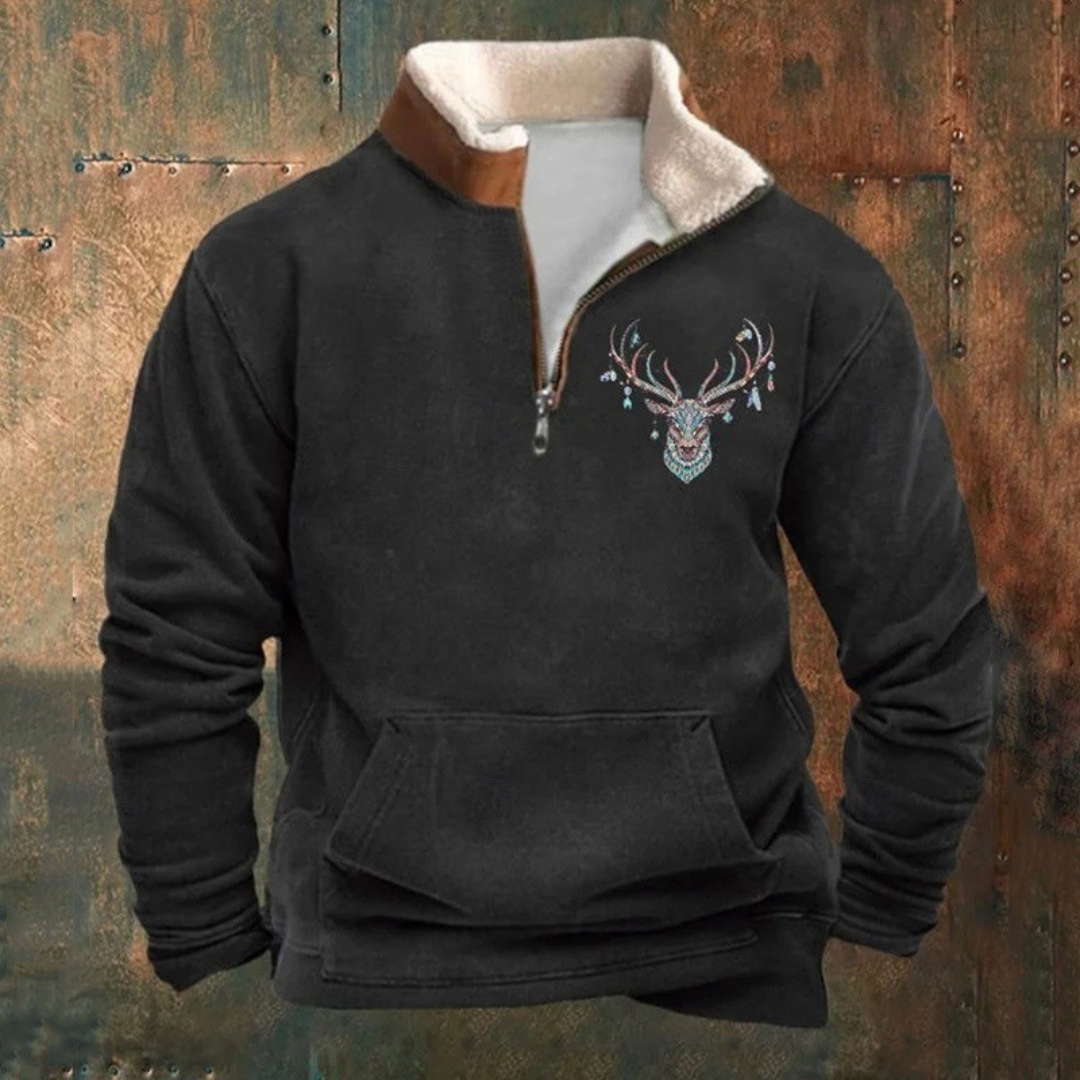 Pierre™ | Sudadera con capucha con cremallera elegante
