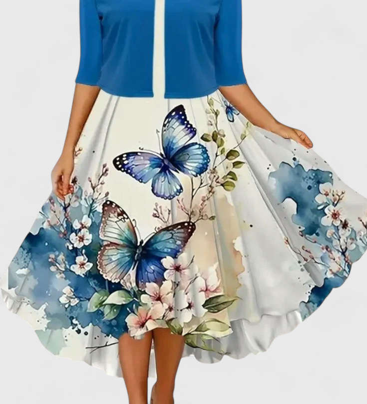 Estrella Conjunto de Vestido Blazer Midi