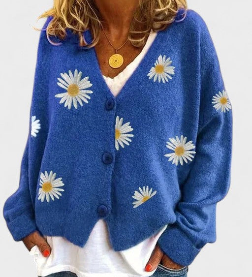 Teresa | Cárdigan con bordado floral