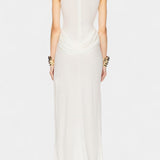 Duchess Vestido Maxi Draped con Abertura Lateral