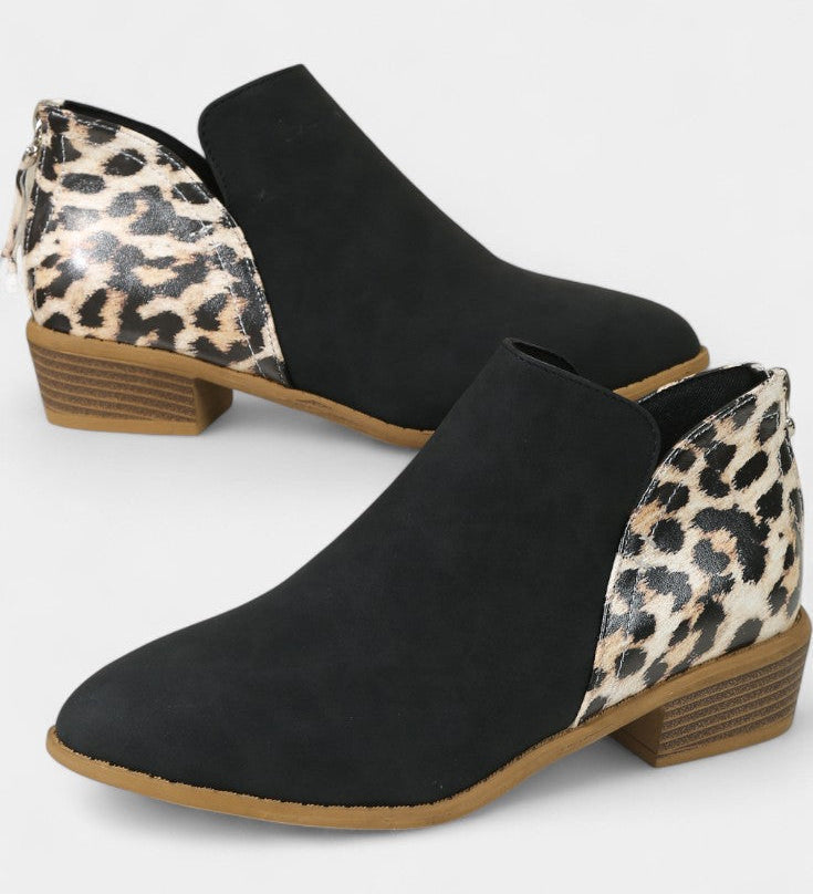 Janicee Botas Ortopédicas con Estampado de Leopardo