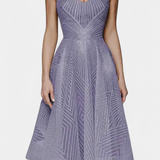 Everleigh Vestido Largo con Bordados y Corte en A