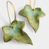 Pendientes Vintage Hoja Verde