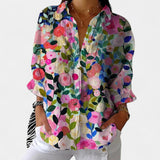 Laura™ | Blusa de verano con estampado vibrante