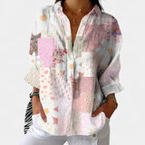 Elena™ |  Blusa de verano con estampado vivaz
