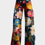 Léna™ | Pantalones Amplios Florales