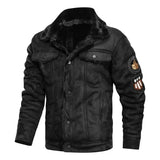 Alejandro™ | Chaqueta de cuero elegante y cálida de felpa